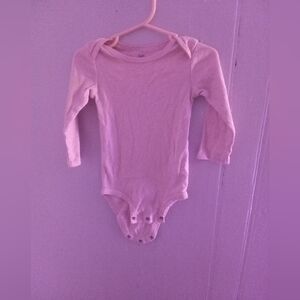Carter's Baby Pink Striped Onesie